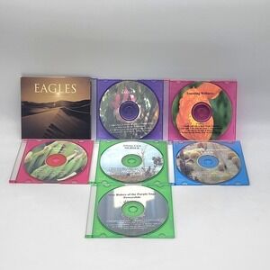 Classic Country Rock CD Lot (7) Eagles Dylan Johnny Cash Traveling Wilburys NRPS